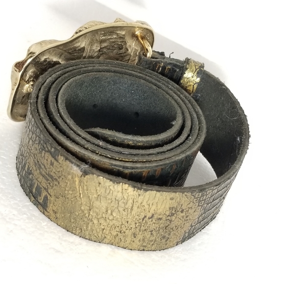 Antoniazzi Firenze Gold Blk Alligator Embossed XL - Picture 7 of 13